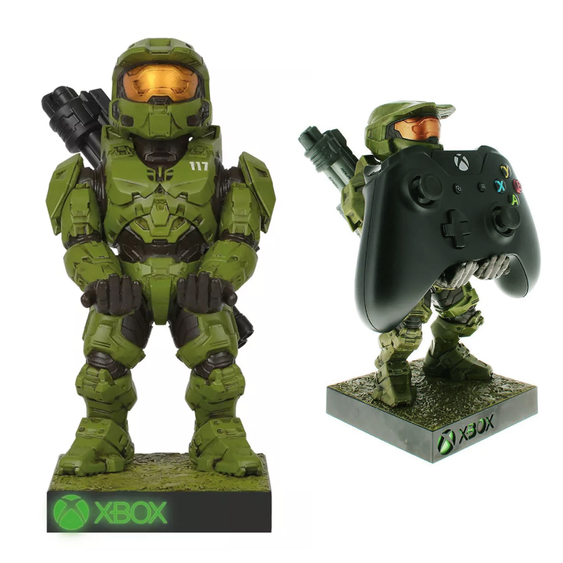 Cable Guy Controller Holder - Master Chief with Light-Up Stand